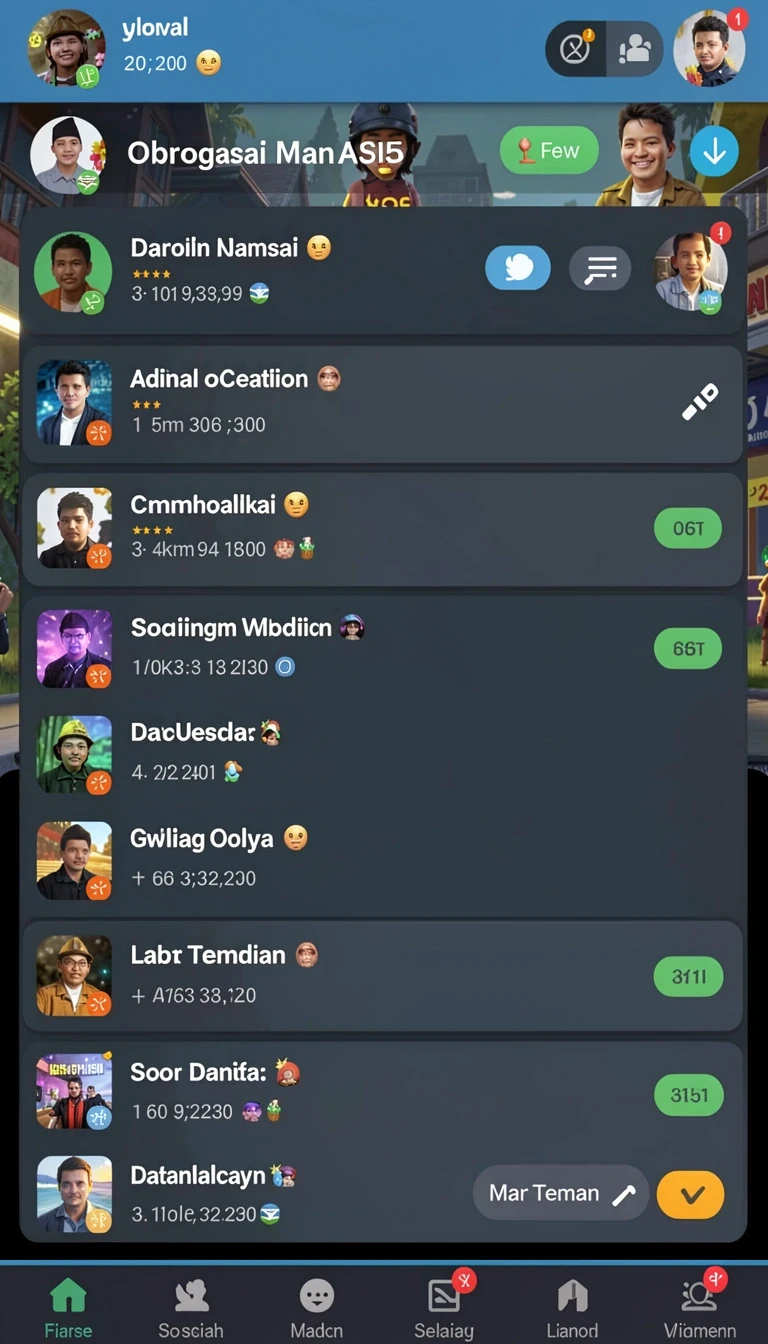 Galeri pratinjau visual dbltoto build APK resmi terbaru
